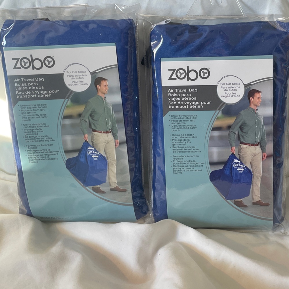 (2) ZOBO air travel bag for car seats